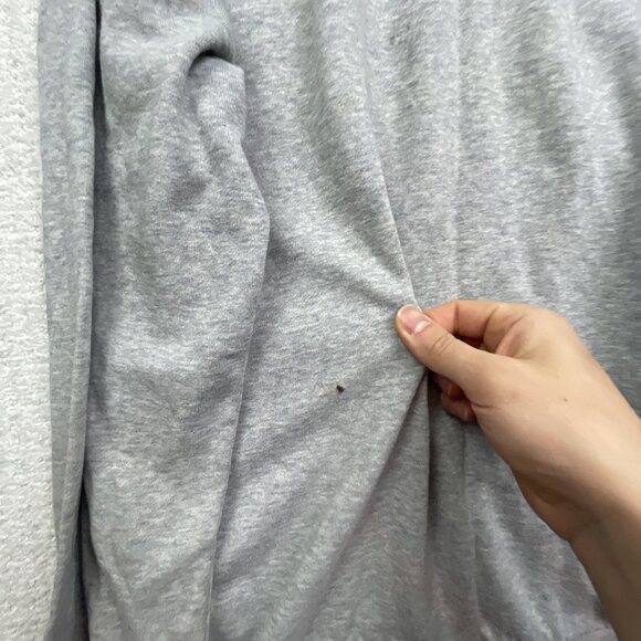 Y2K DC Shoes Full Zip Hoodie Men S Logo Gray Purple Skateboarding Grunge Read - Picture 15 of 16